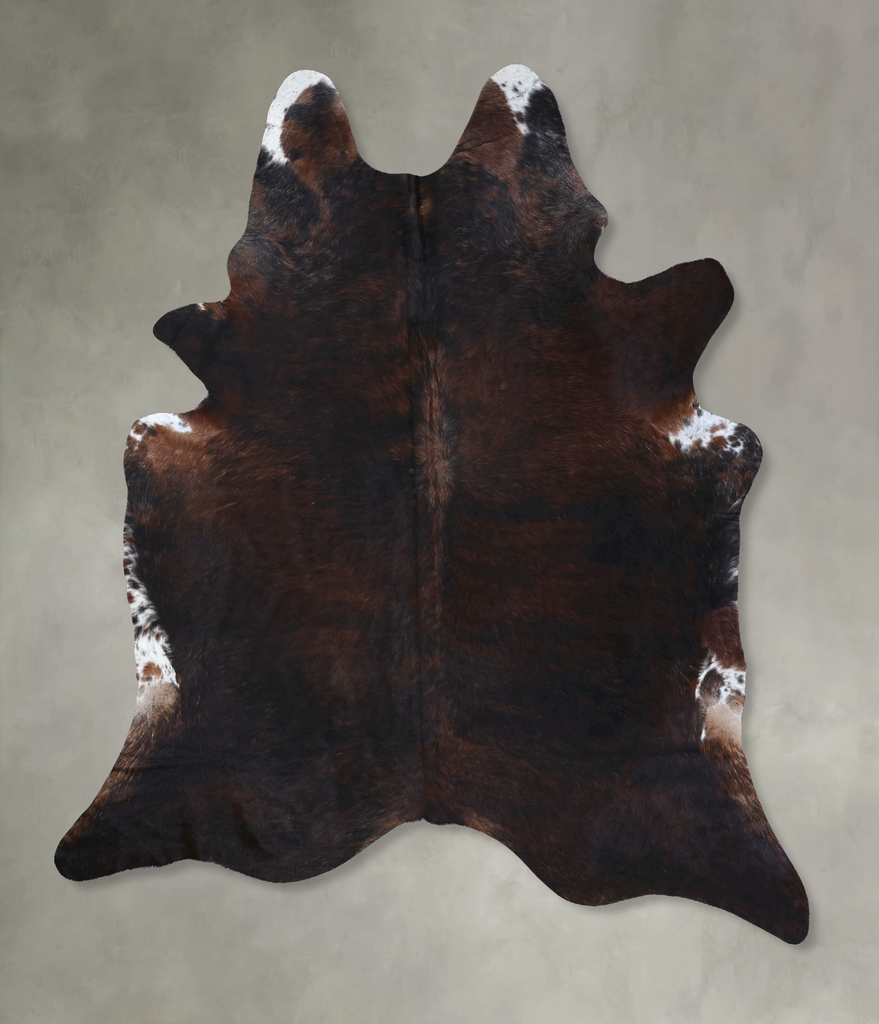 Dark Brindle XX-Large Brazilian Cowhide Rug 9'3"H x 7'3"W #B20006 by Hudson Hides