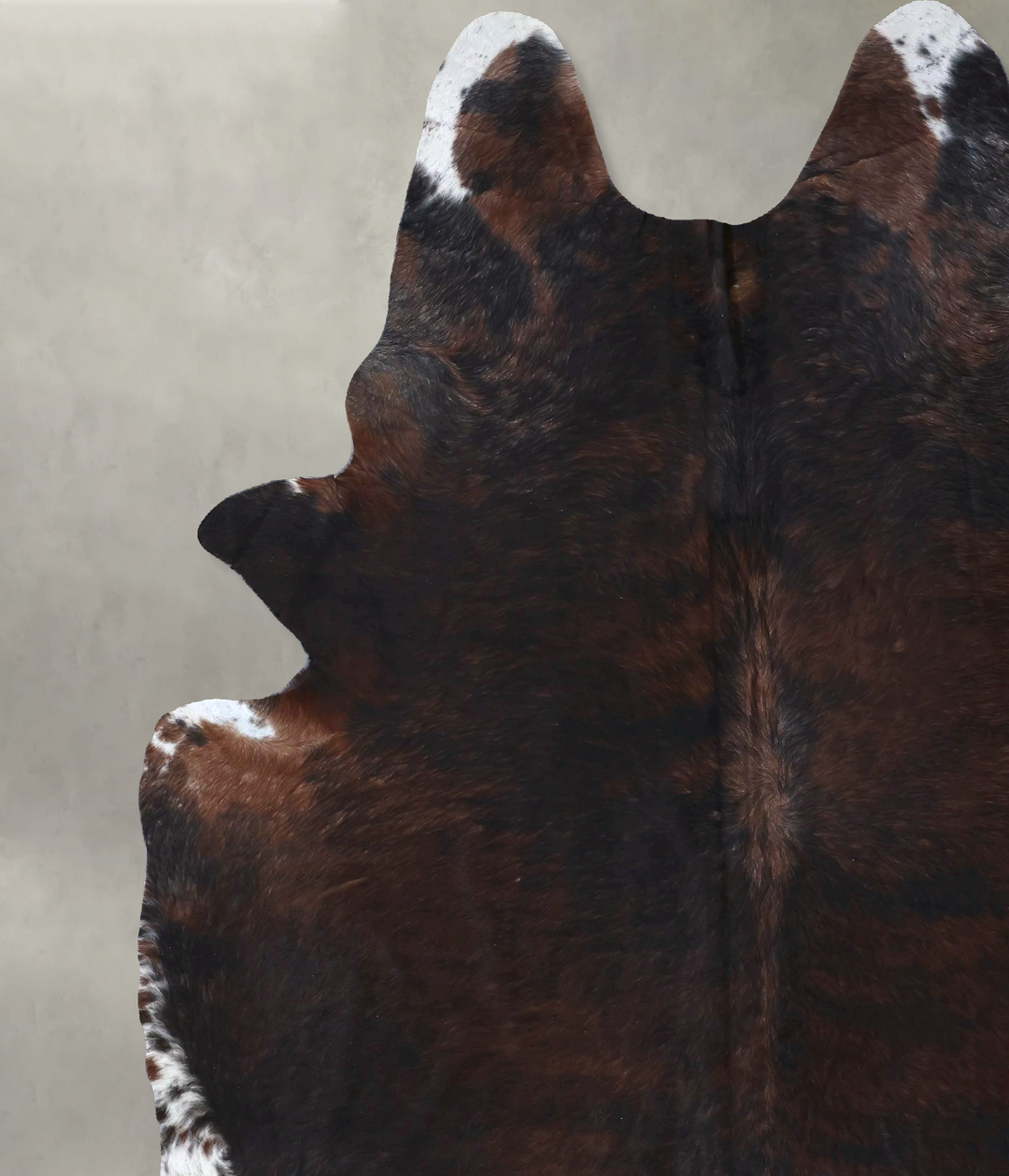 Dark Brindle XX-Large Brazilian Cowhide Rug 9'3"H x 7'3"W #B20006 by H
