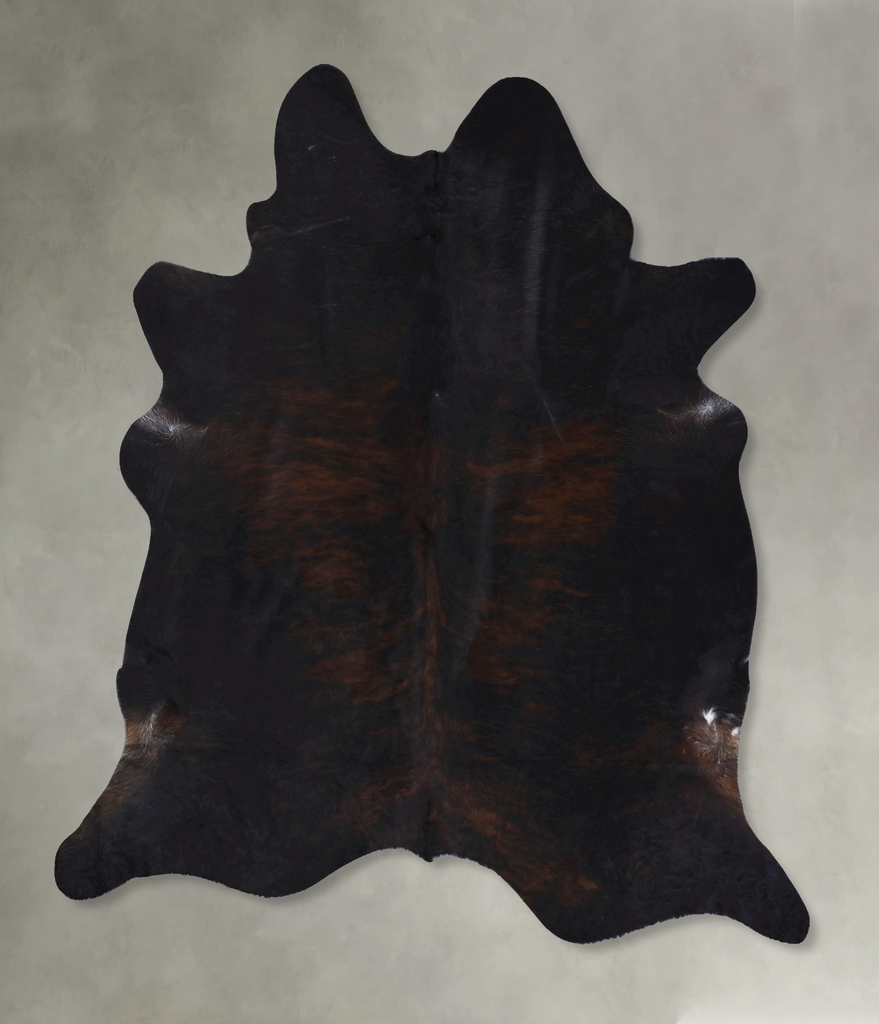Dark Brindle XX-Large Brazilian Cowhide Rug 8'2"H x 7'7"W #B20019 by Hudson Hides