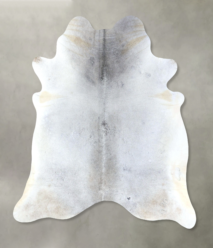 Medium Grey XX-Large Brazilian Cowhide Rug 8'0"H x 7'1"W #B20021 by Hudson Hides