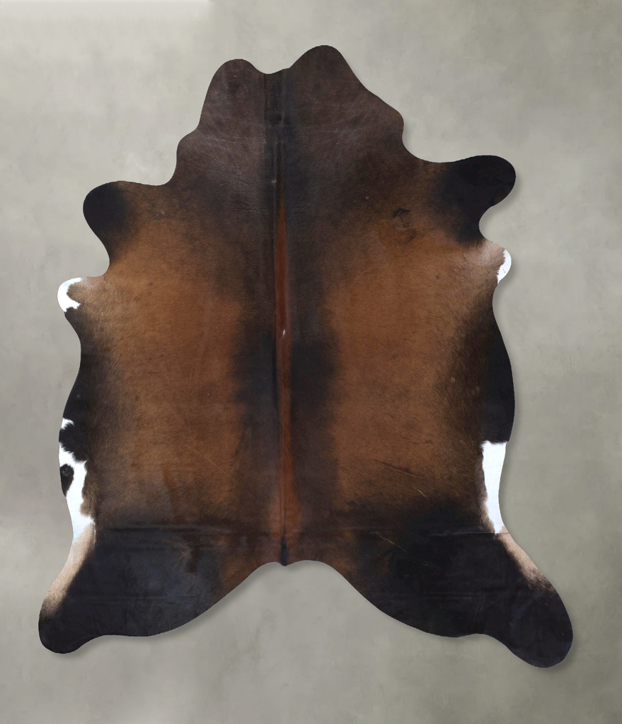 Warm Caramel XX-Large Brazilian Cowhide Rug 7'8"H x 6'7"W #B20022 by Hudson Hides
