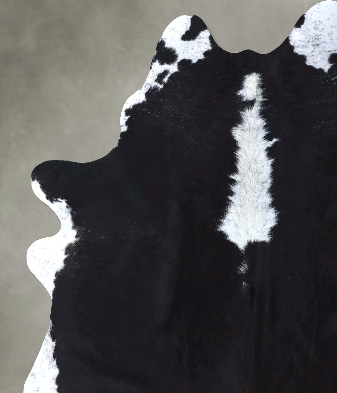 Black and White XX-Large Brazilian Cowhide Rug 8'3"H x 6'4"W #B20023 b