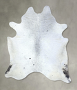 Salt and Pepper Black XX-Large Brazilian Cowhide Rug 8'3"H x 6'7"W #B20025 by Hudson Hides
