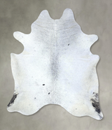 Salt and Pepper Black XX-Large Brazilian Cowhide Rug 8'3"H x 6'7"W #B20025 by Hudson Hides