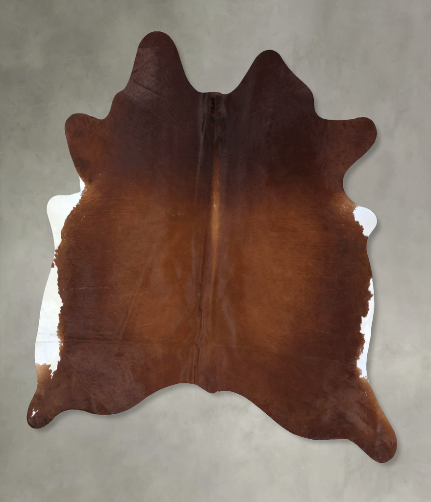 Warm Caramel XX-Large Brazilian Cowhide Rug 7'6"H x 6'8"W #B20027 by Hudson Hides