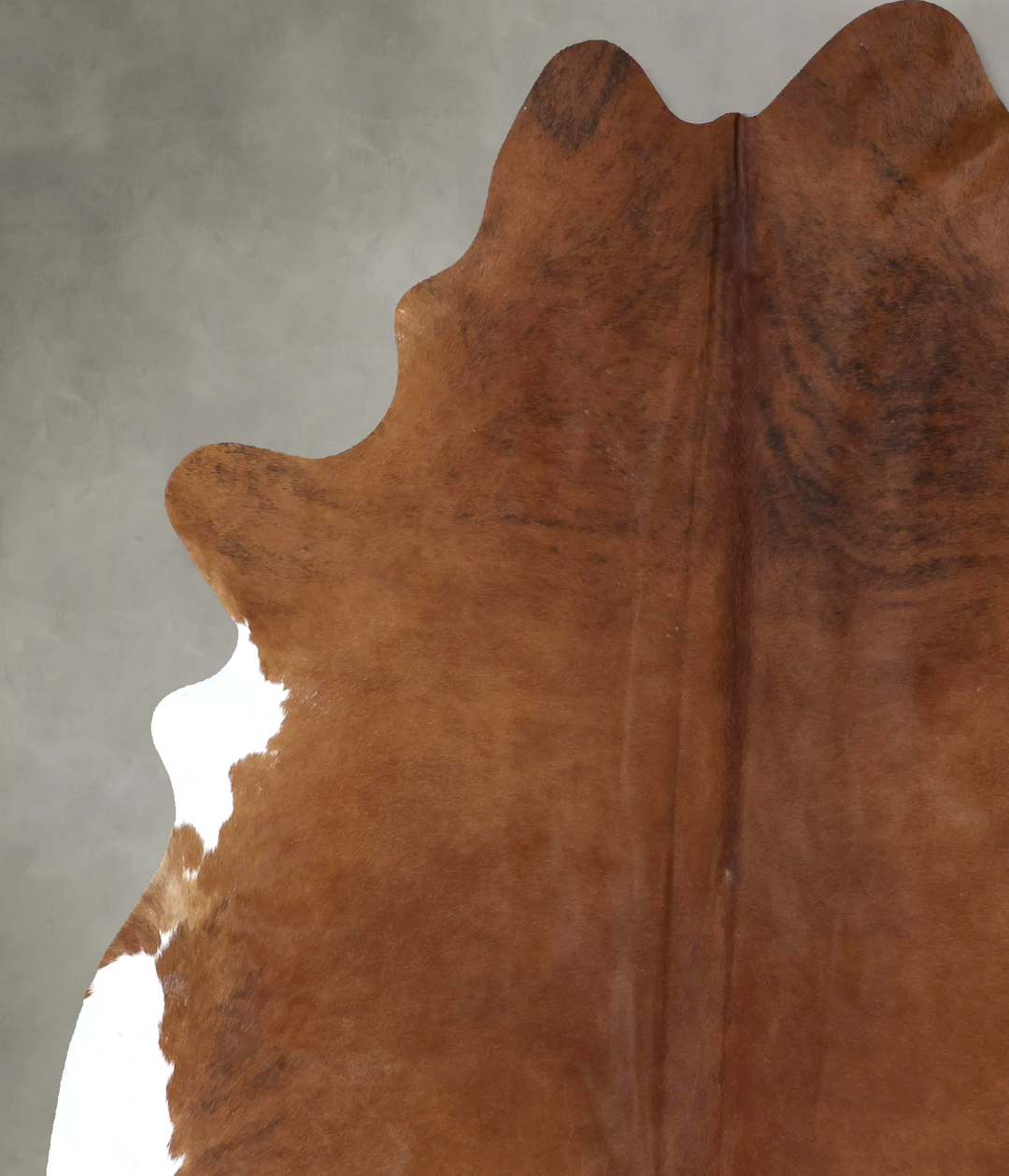 Medium Brindle XX-Large Brazilian Cowhide Rug 8'2"H x 6'5"W #B20031 by