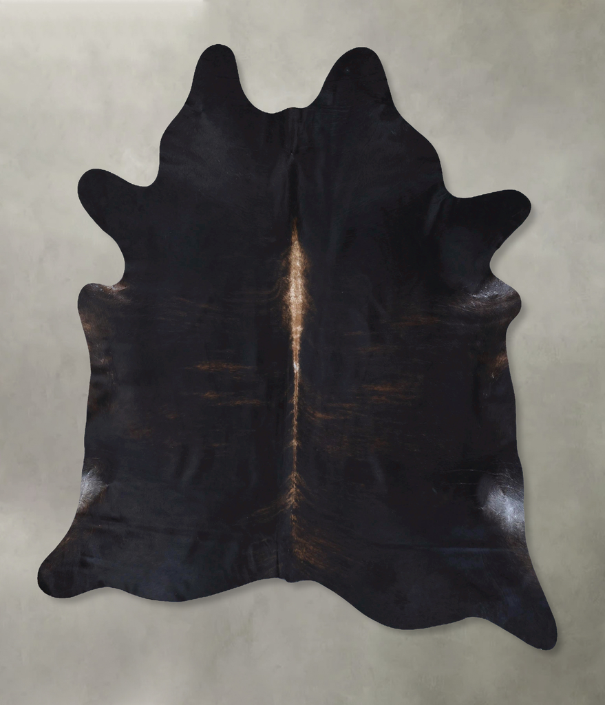 Dark Brindle XX-Large Brazilian Cowhide Rug 8'6"H x 7'0"W #B20034 by Hudson Hides