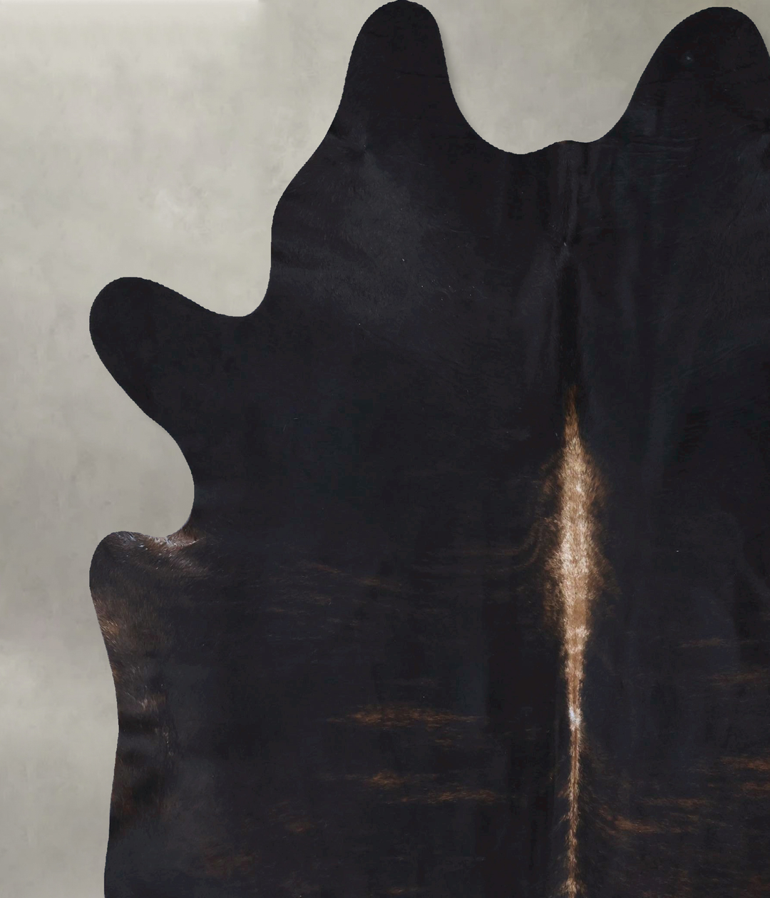Dark Brindle XX-Large Brazilian Cowhide Rug 8'6"H x 7'0"W #B20034 by H