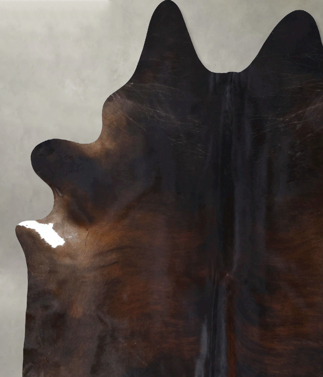 Dark Brindle XX-Large Brazilian Cowhide Rug 8'8"H x 7'8"W #B20035 by H
