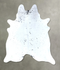 Salt and Pepper Black XX-Large Brazilian Cowhide Rug 7'7