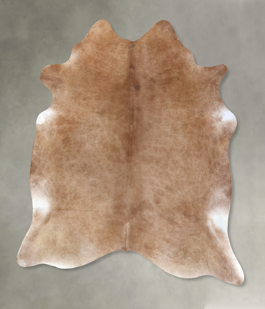 Light Caramel X-Large Brazilian Cowhide Rug 7'3"H x 6'5"W #B20045 by H