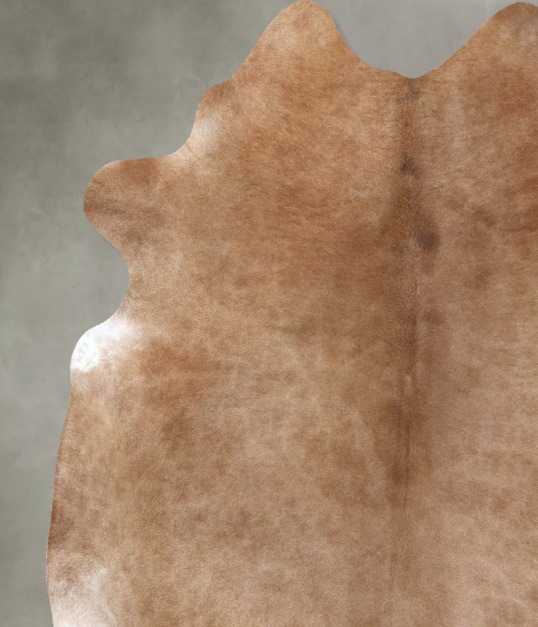 Light Caramel X-Large Brazilian Cowhide Rug 7'3"H x 6'5"W #B20045 by H