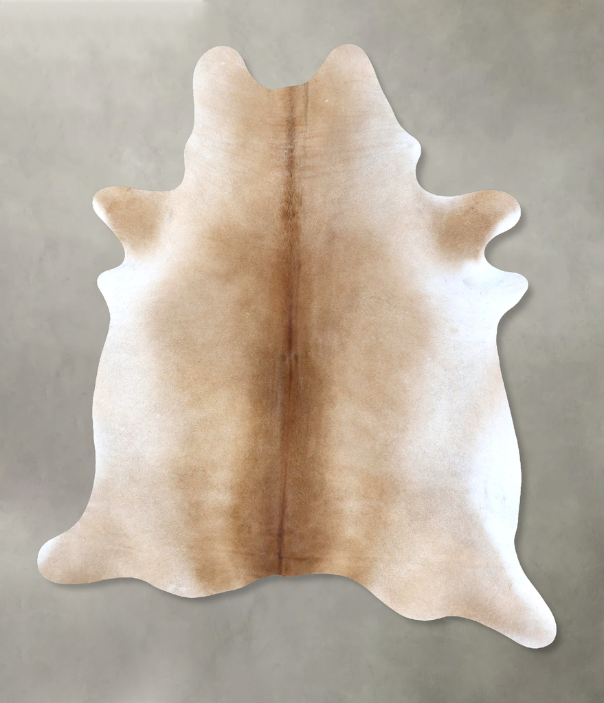 Light Caramel X-Large Brazilian Cowhide Rug 8'2"H x 6'1"W #B20050 by Hudson Hides