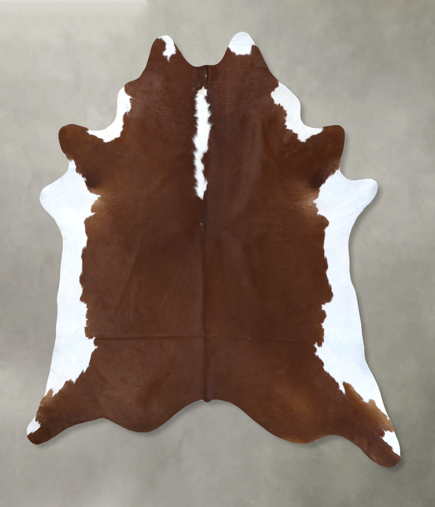 Hereford XX-Large Brazilian Cowhide Rug 8'3"H x 7'0"W #B20059 by Hudson Hides