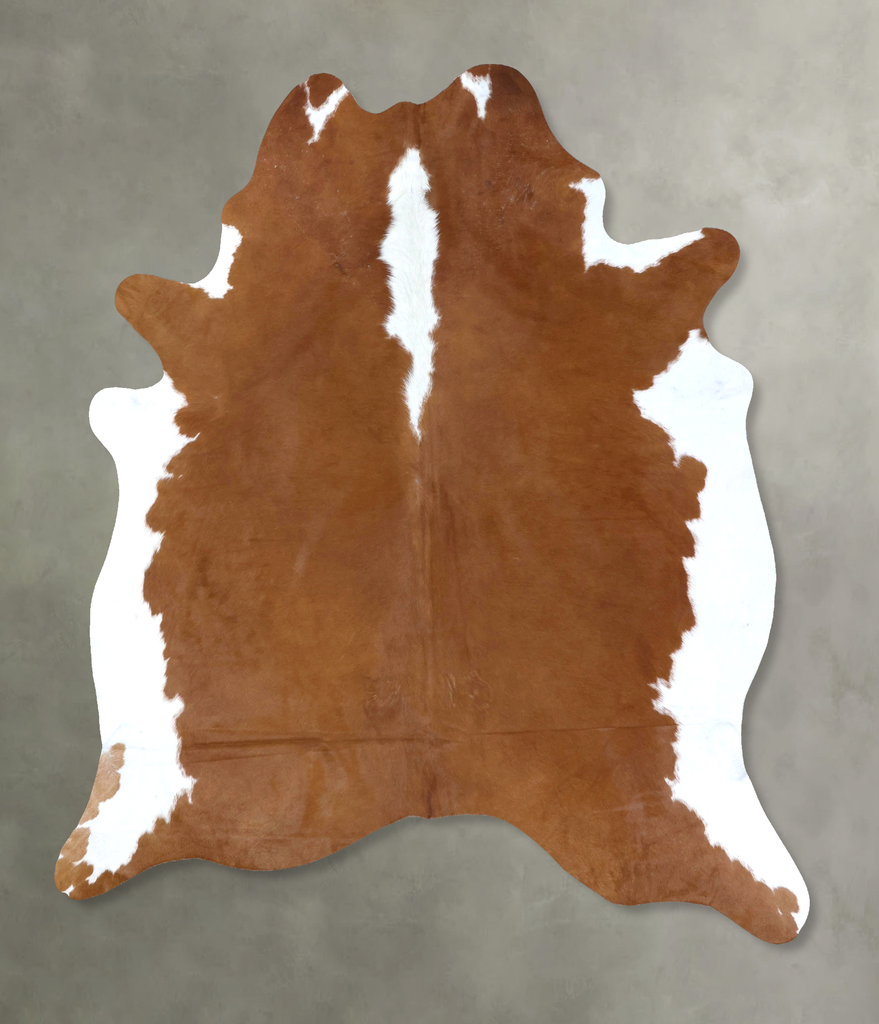 Hereford XX-Large Brazilian Cowhide Rug 8'4"H x 7'0"W #B20061 by Hudson Hides
