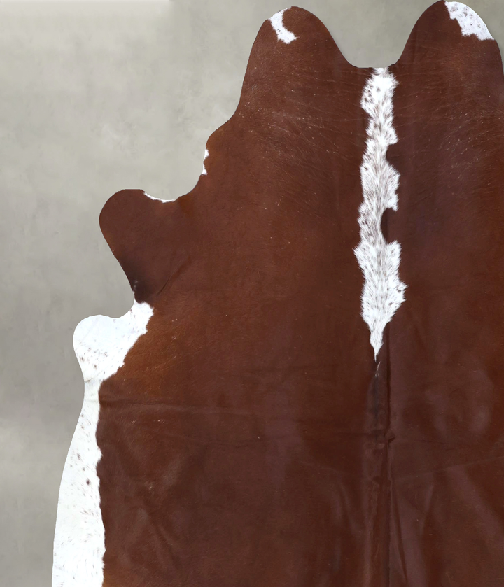 Hereford XX-Large Brazilian Cowhide Rug 7'9"H x 7'3"W #B20066 by Hudson Hides