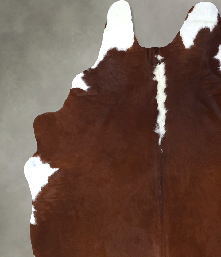 Hereford XX-Large Brazilian Cowhide Rug 8'6"H x 6'5"W #B20068 by Hudson Hides