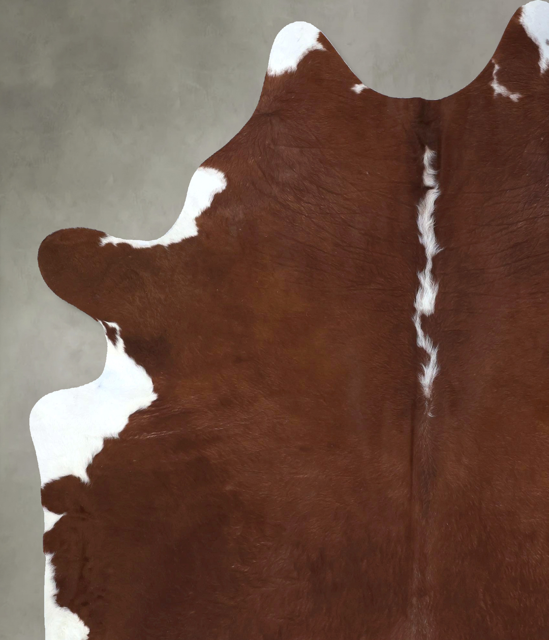 Hereford XX-Large Brazilian Cowhide Rug 8'3"H x 6'8"W #B20078 by Hudso
