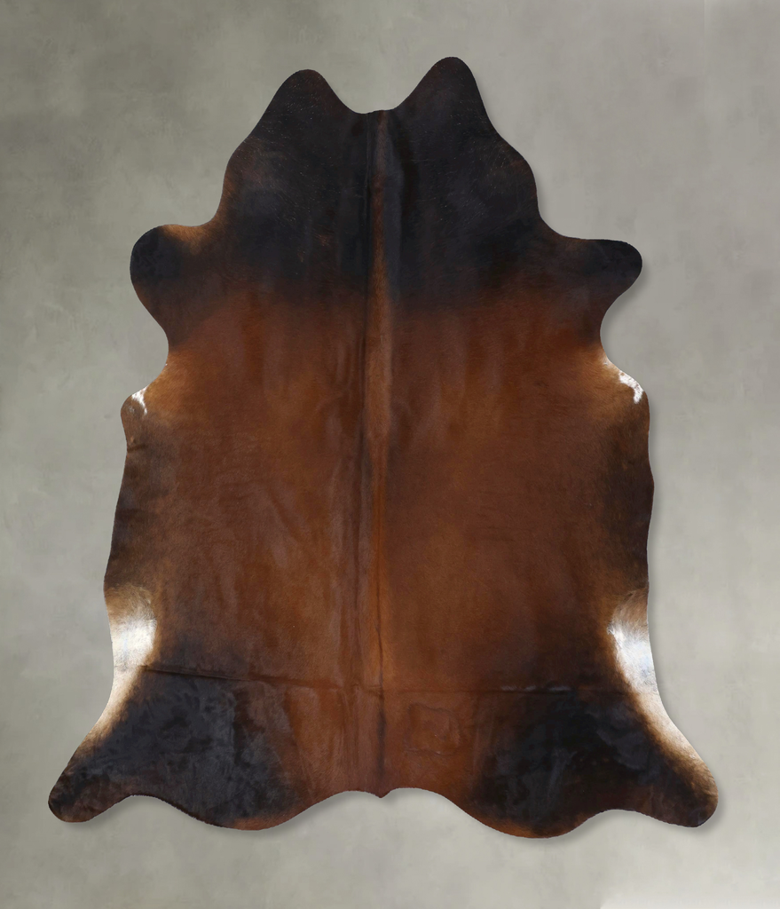 Warm Caramel XX-Large Brazilian Cowhide Rug 7'5"H x 6'9"W #B20079 by Hudson Hides