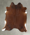 Solid Brown X-Large Brazilian Cowhide Rug 7'2