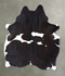 Black and White X-Large Brazilian Cowhide Rug 7'9