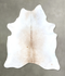 Grey with Beige X-Large Brazilian Cowhide Rug 7'7