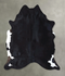 Black and White XX-Large Brazilian Cowhide Rug 8'2