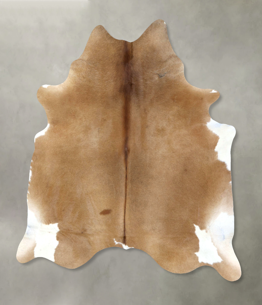 Light Caramel XX-Large Brazilian Cowhide Rug 8'0"H x 6'4"W #B20106 by Hudson Hides