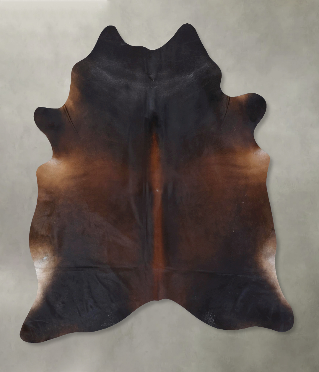 Chocolate XX-Large Brazilian Cowhide Rug 8'2"H x 6'9"W #B20107 by Huds
