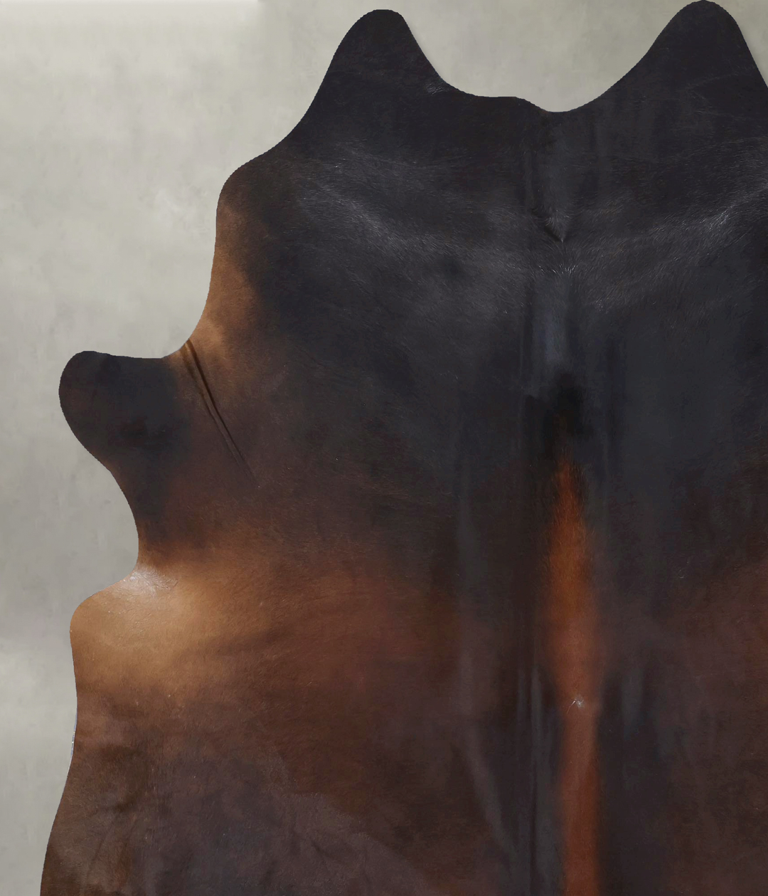 Chocolate XX-Large Brazilian Cowhide Rug 8'2"H x 6'9"W #B20107 by Huds