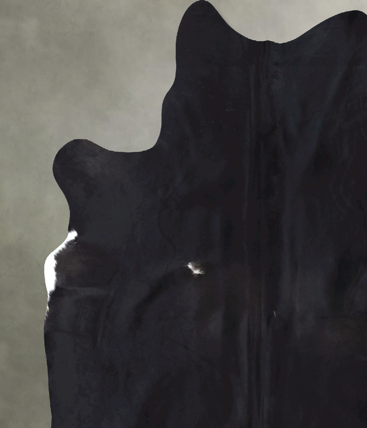 Black and White XX-Large Brazilian Cowhide Rug 7'11"H x 6'7"W #B20109 by Hudson Hides