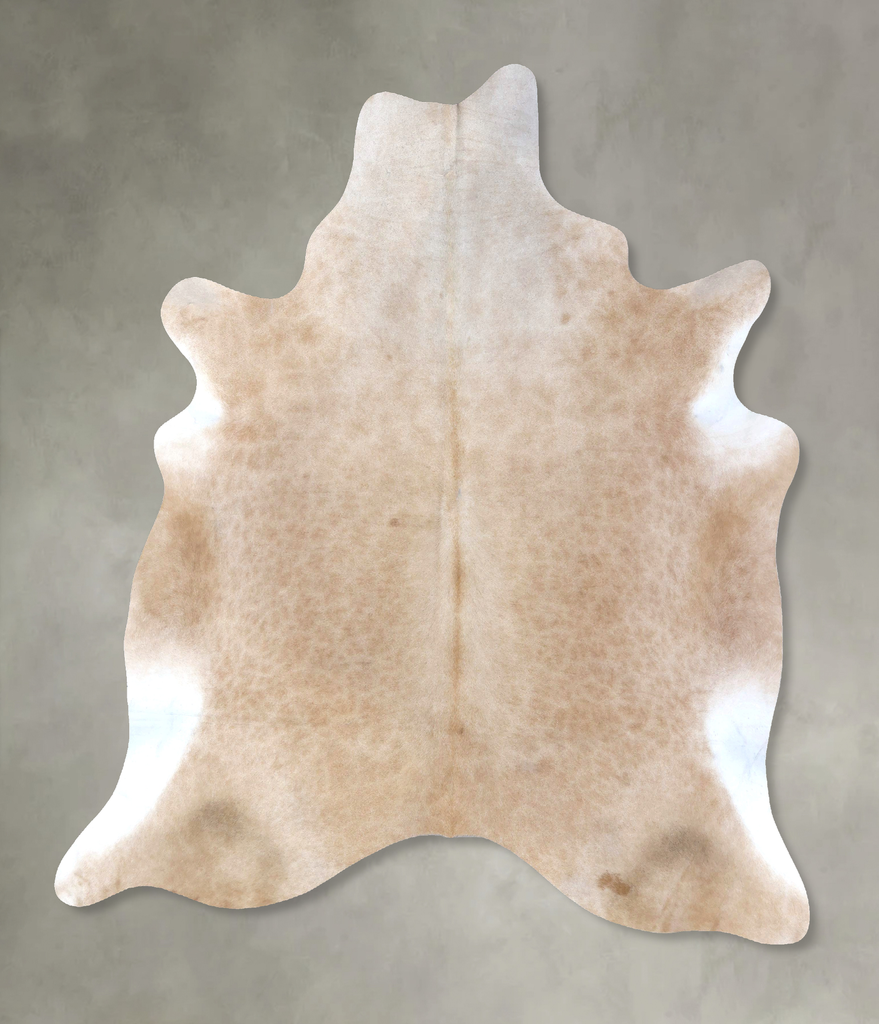 Light Caramel XX-Large Brazilian Cowhide Rug 7'7"H x 6'11"W #B20111 by Hudson Hides