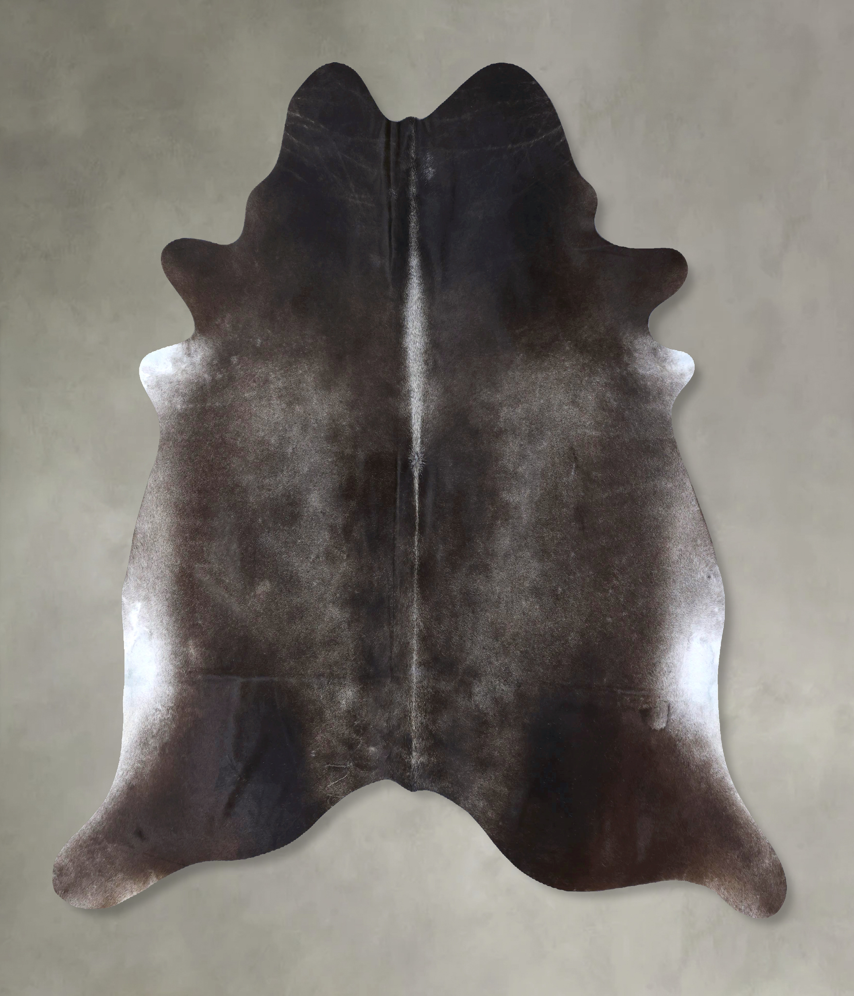 Dark Grey Cowhide Rug #B20126