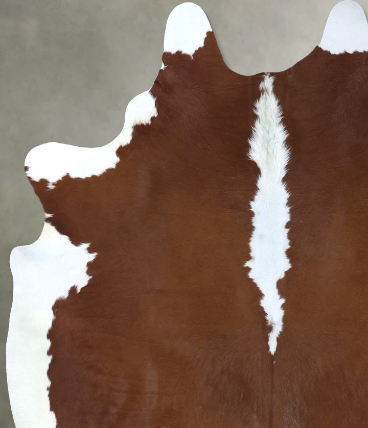 Hereford XX-Large Brazilian Cowhide Rug 7'10"H x 6'6"W #B20137 by Hudson Hides