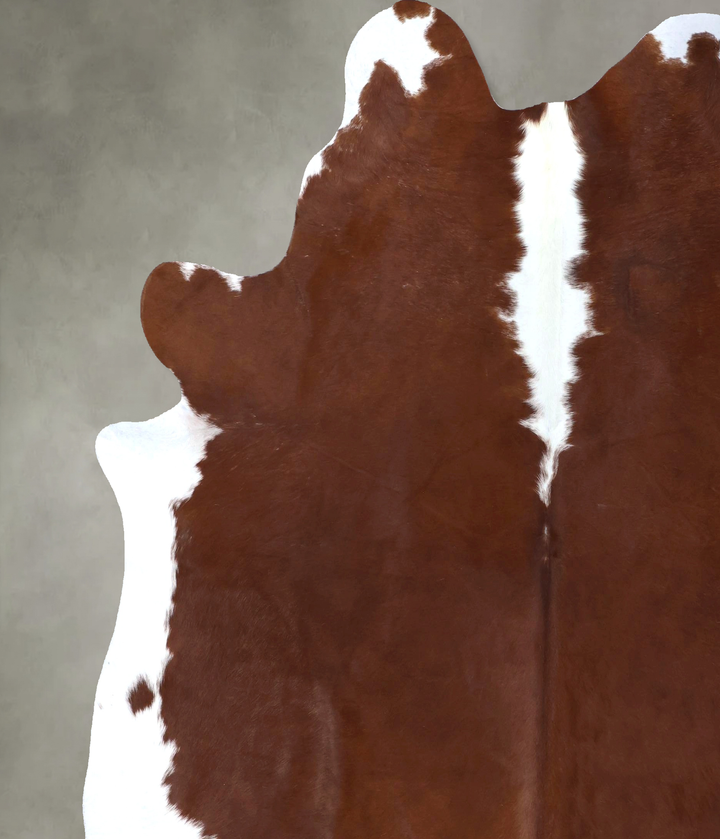 Hereford XX-Large Brazilian Cowhide Rug 8'2"H x 7'4"W #B20144 by Hudson Hides