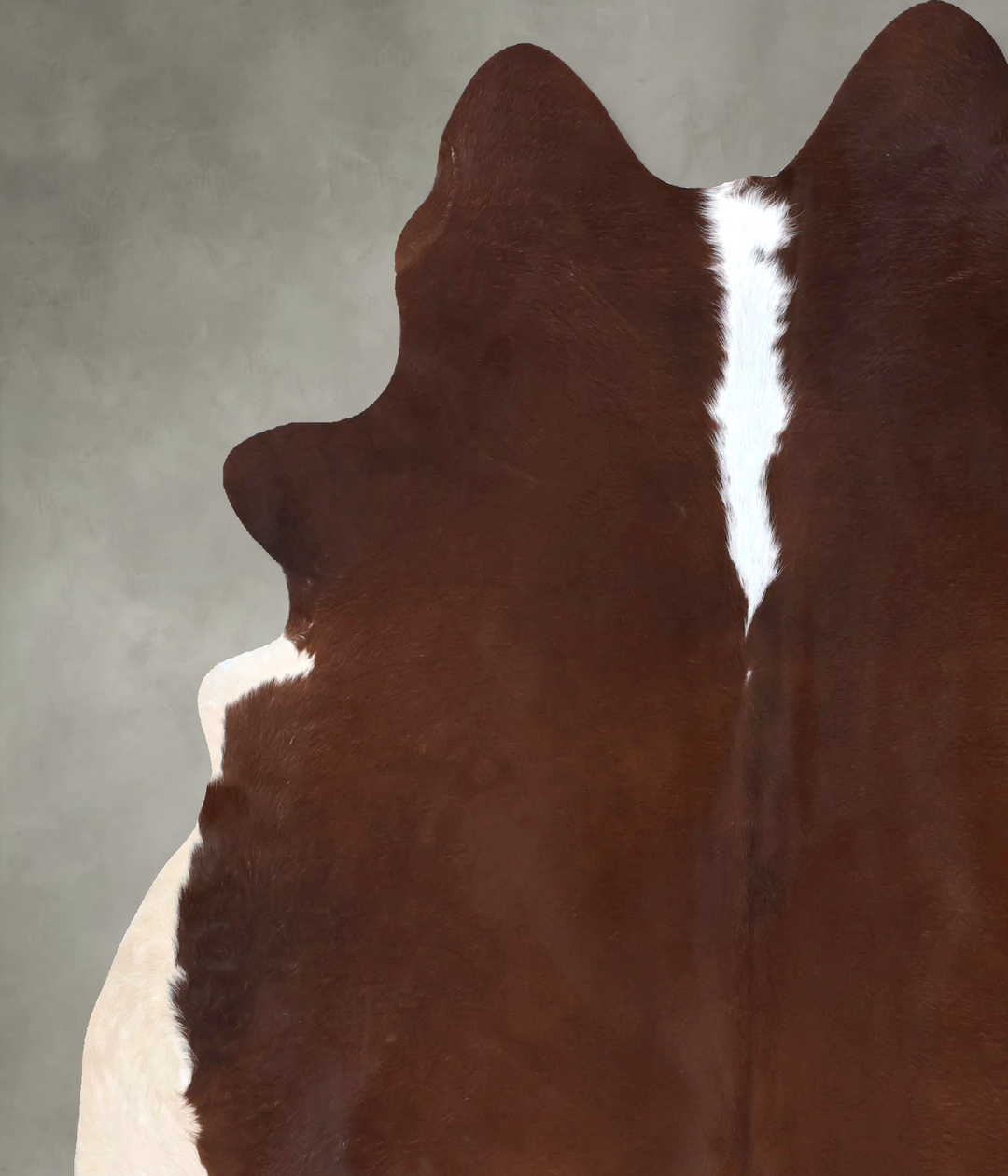 Hereford XX-Large Brazilian Cowhide Rug 7'7"H x 6'9"W #B20153 by Hudso