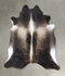 Dark Grey X-Large Brazilian Cowhide Rug 7'3