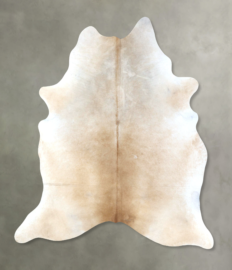 Light Caramel X-Large Brazilian Cowhide Rug 7'10"H x 6'4"W #B20156 by Hudson Hides