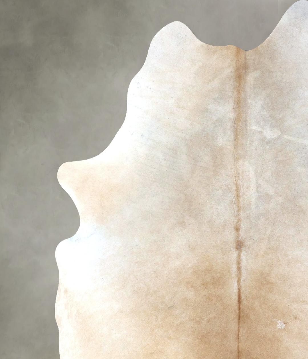 Light Caramel X-Large Brazilian Cowhide Rug 7'10"H x 6'4"W #B20156 by 