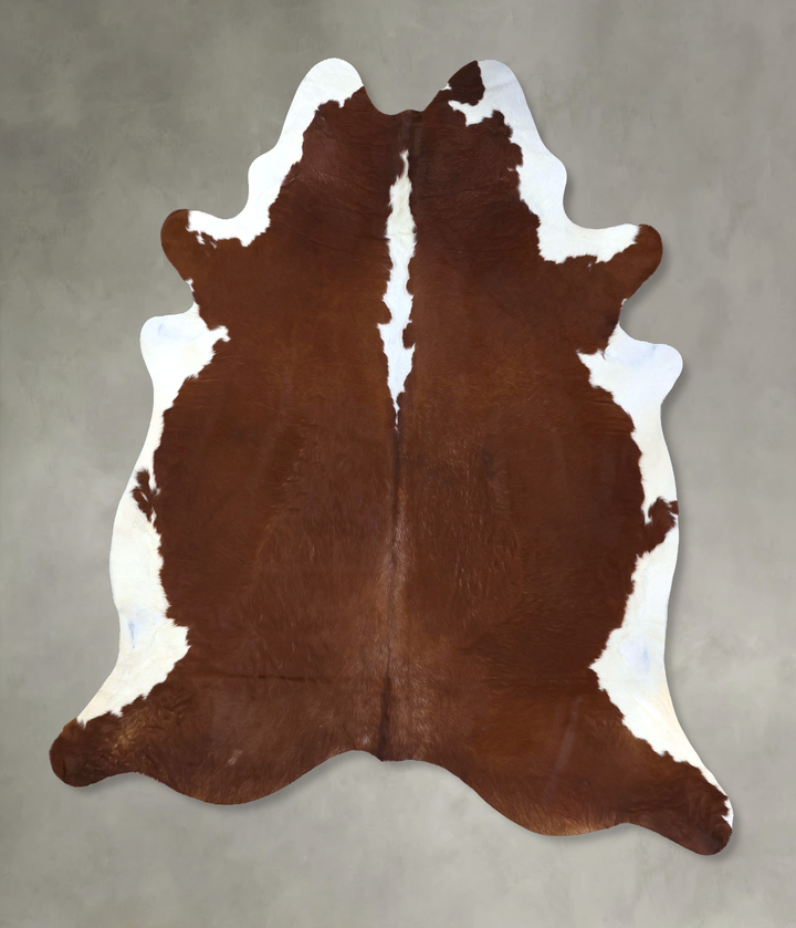 Hereford XX-Large Brazilian Cowhide Rug 8'5"H x 7'8"W #B20157 by Hudson Hides