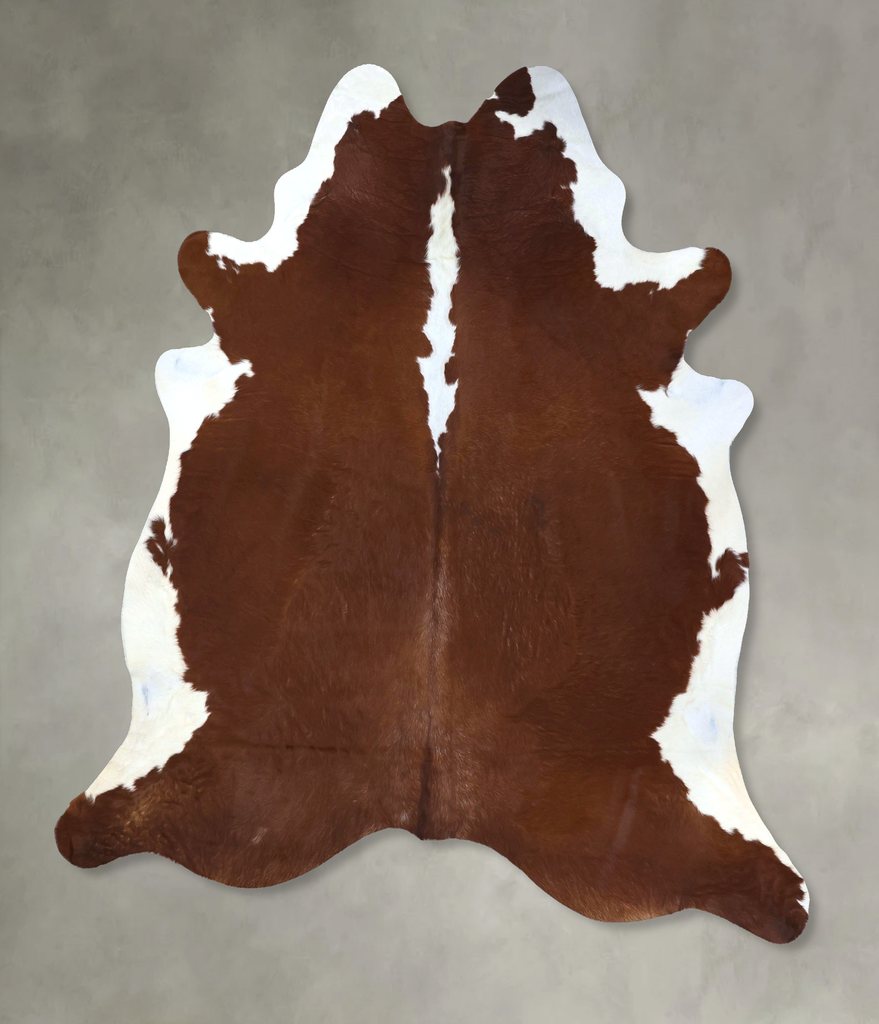 Hereford XX-Large Brazilian Cowhide Rug 8'5"H x 7'8"W #B20157 by Hudson Hides