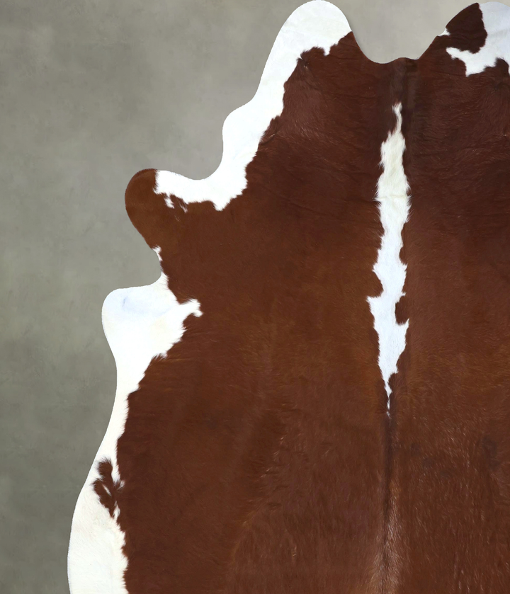 Hereford XX-Large Brazilian Cowhide Rug 8'5"H x 7'8"W #B20157 by Hudson Hides
