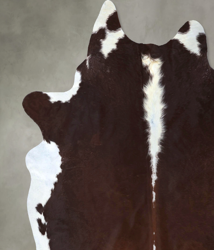 Hereford XX-Large Brazilian Cowhide Rug 8'9"H x 7'2"W #B20160 by Hudson Hides
