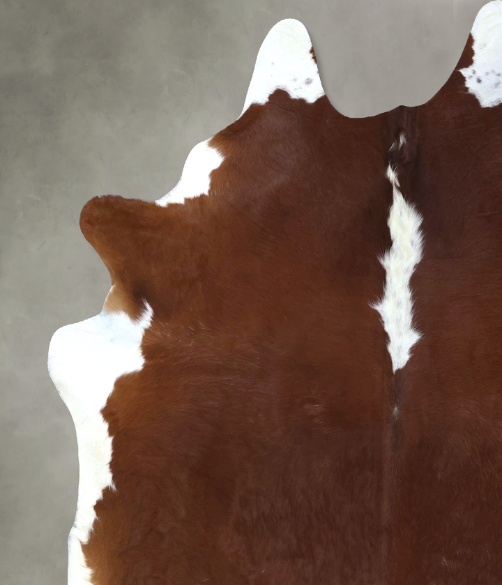 Hereford XX-Large Brazilian Cowhide Rug 8'7"H x 7'1"W #B20162 by Hudson Hides