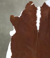Hereford XX-Large Brazilian Cowhide Rug 8'6"H x 7'6"W #B20164 by Hudson Hides