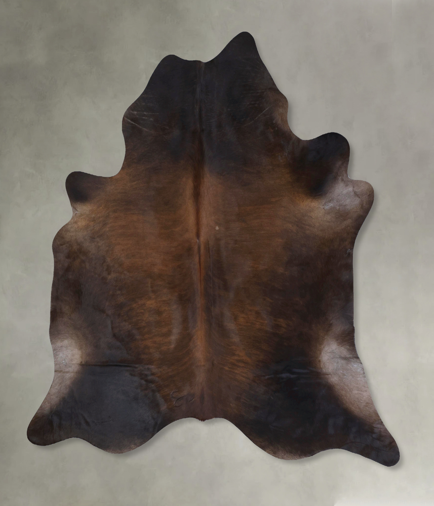Dark Brindle XX-Large Brazilian Cowhide Rug 8'2"H x 7'6"W #B20166 by Hudson Hides