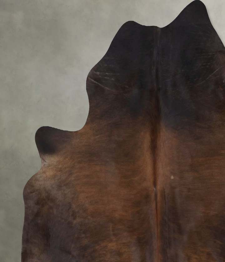 Dark Brindle XX-Large Brazilian Cowhide Rug 8'2"H x 7'6"W #B20166 by Hudson Hides