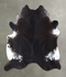Black and White X-Large Brazilian Cowhide Rug 7'6