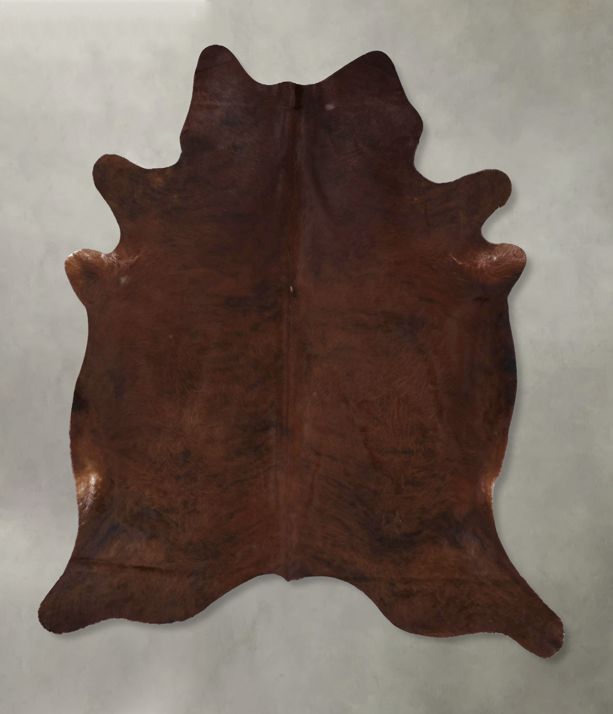 Medium Brindle XX-Large Brazilian Cowhide Rug 7'11"H x 7'0"W #B20180 by Hudson Hides