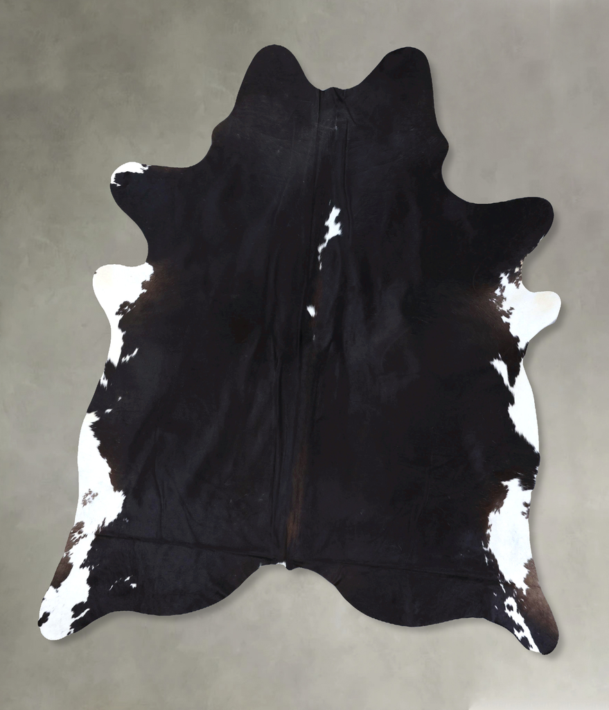 Black and White XX-Large Brazilian Cowhide Rug 8'3"H x 6'10"W #B20198 by Hudson Hides